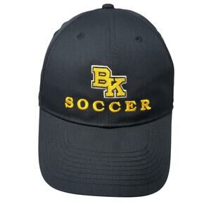 BK Soccer Slideback Baseball Cap Black One Size Adjustable Nike Dri-Fit